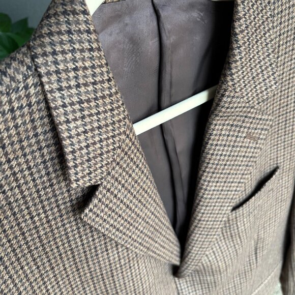 Ralph Lauren Dillards 42R Wool Cashmere Houndstooth Sports Coat Jacket Blazer - Picture 6 of 12